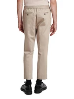 Cotton Crease-Front Pants