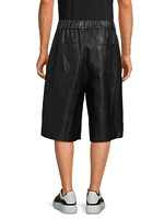 Leather Bermuda Shorts