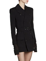 Saharienne Jacket Wool-Blend Jersey