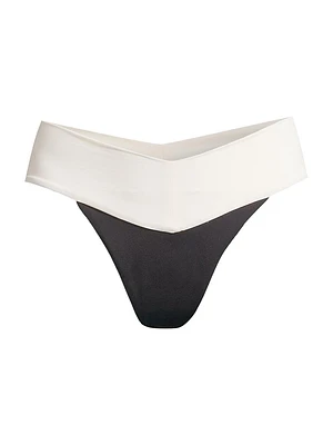 Quinn Colorblocked Bikini Bottoms