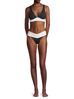 Quinn Colorblocked Bikini Bottoms