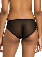 Mesh Silk Brief Panty