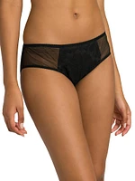 Mesh Silk Brief Panty