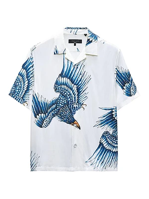 Avery Eagle Relaxed-Fit Camp Shirt