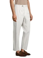 Pleated Chino Pants