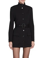 Tunic Jacket Wool-Blend Jersey