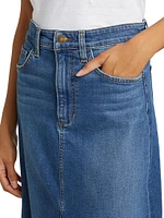 The Tulie Denim Midi-Skirt