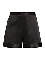 Glamour Stretch Satin Sleep Shorts