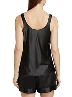 Glamour Stretch Satin Tank