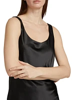 Glamour Stretch Satin Tank