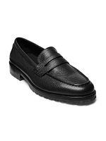 Randy Crystal Lug-Sole Loafers