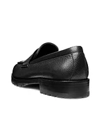 Randy Crystal Lug-Sole Loafers