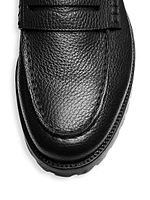 Randy Crystal Lug-Sole Loafers