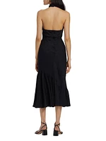 Caspia Halter Midi-Dress