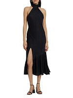 Caspia Halter Midi-Dress