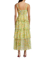 Midsummer Tiered Floral Maxi Dress