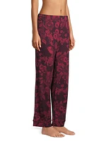 Cotton-Blend Floral 2-Piece Pajama Set