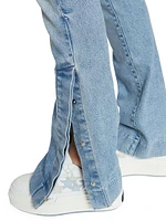 High-Rise Kick Flare Jeans