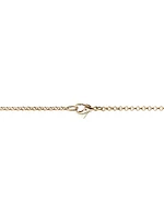 Pebble 14K Yellow Gold & 0.07 TCW Diamond Heart Charm Bracelet