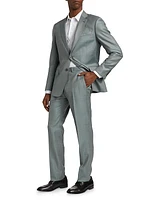 Wool Single-Breasted Suit