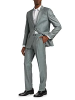 Wool Single-Breasted Suit