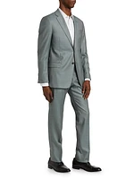 Wool Single-Breasted Suit