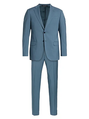 Wool Single-Breasted Suit