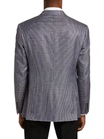 Twill Two-Button Blazer