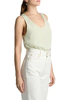 Crepe De Chine Silk Top