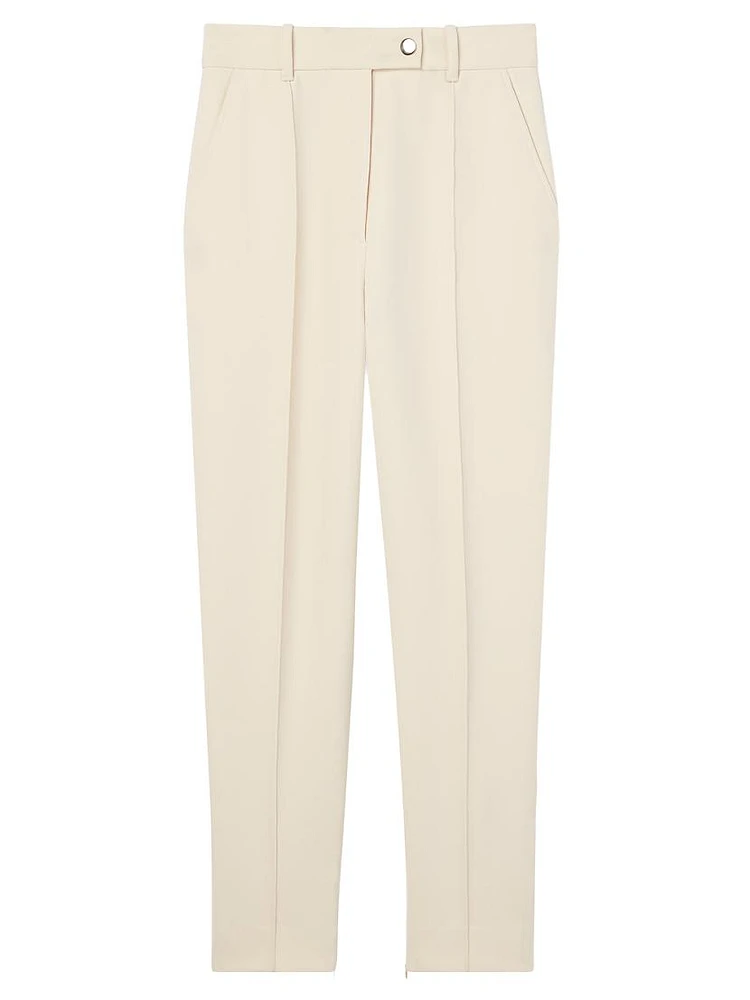 Stretch Crepe Suiting Pants