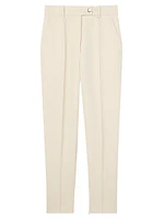 Stretch Crepe Suiting Pants