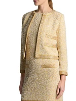 Eyelash Sequin Tweed Jacket