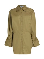 Hardin Cotton Mini Shirtdress