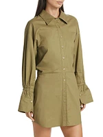 Hardin Cotton Mini Shirtdress