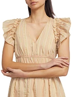 Brubeck Ruffled Minidress