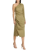 Hardin One-Shoulder Midi-Dress