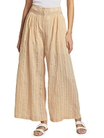 Brubeck High-Waist Wide-Leg Pants