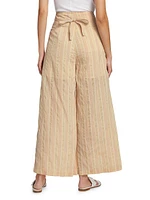 Brubeck High-Waist Wide-Leg Pants