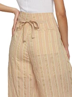 Brubeck High-Waist Wide-Leg Pants