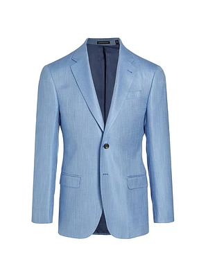 Single-Breasted Two-Button Sportcoat