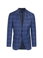 Plaid Virgin Wool Sportcoat