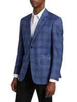 Plaid Virgin Wool Sportcoat