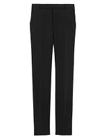 High-Waisted Pants Faille