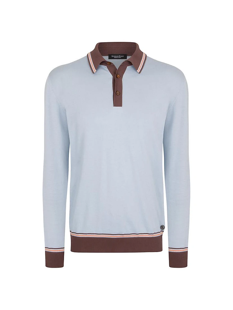 Three-Button Polo Shirt