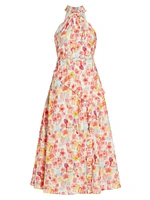 Giada Cotton Halterneck Maxi Dress