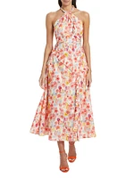 Giada Cotton Halterneck Maxi Dress