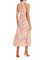 Giada Cotton Halterneck Maxi Dress