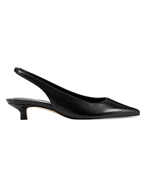 Posey Leather Slingback Pumps