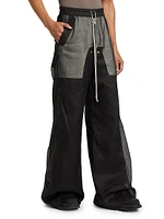 Cotton Wide-Leg Pants