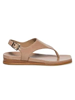 Concord Leather Wedge Sandals